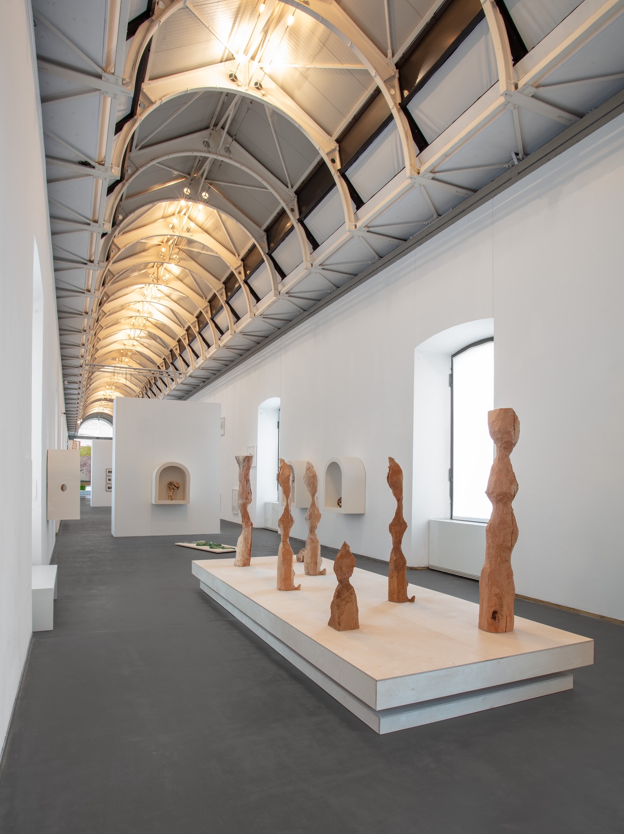 Exhibition view of Mutual Aid. Art in Collaboration with Nature