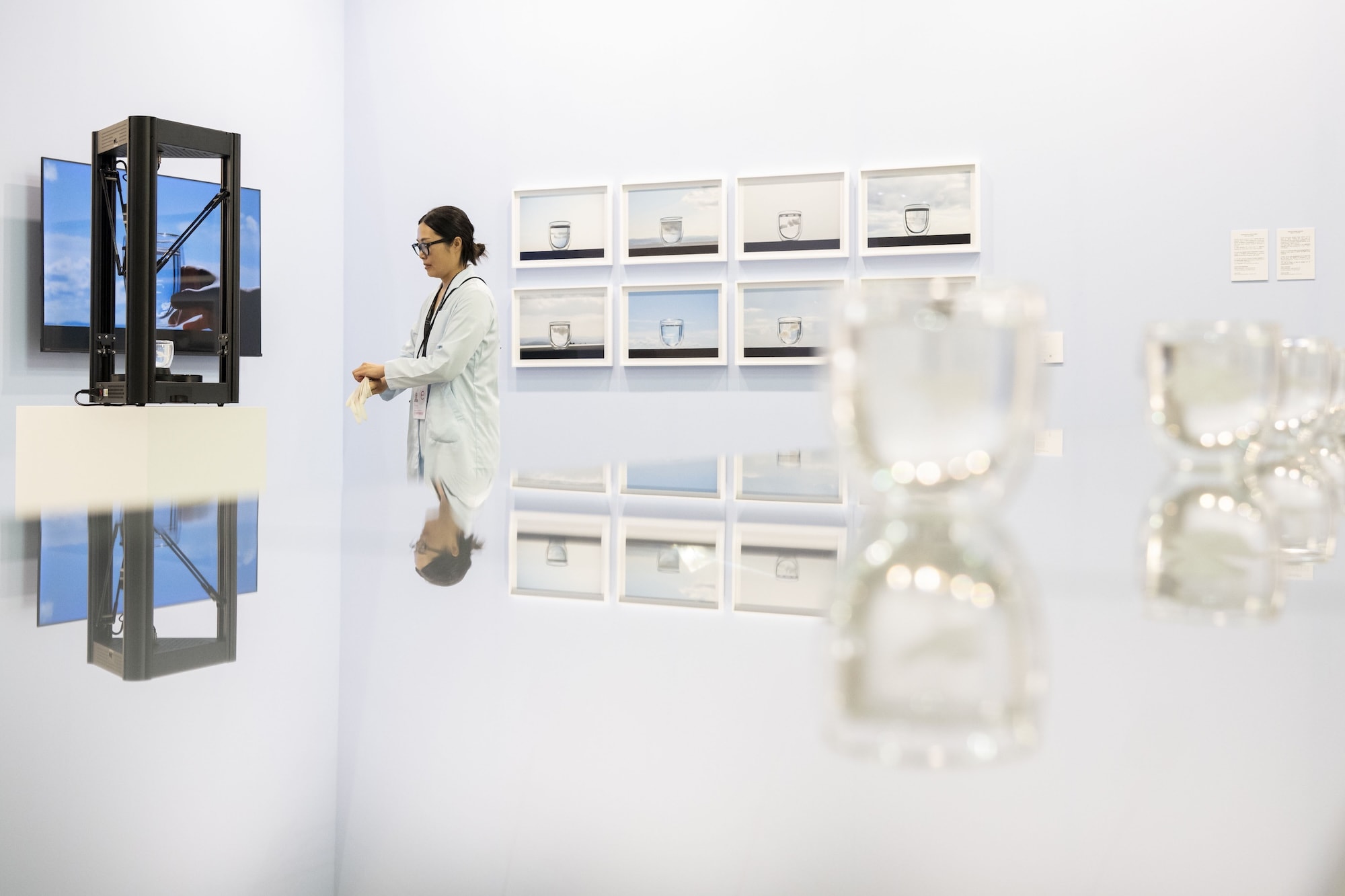 Installation view of ”Reweaving Nature and Technology: Perspectives from Japanese Contemporary Art”