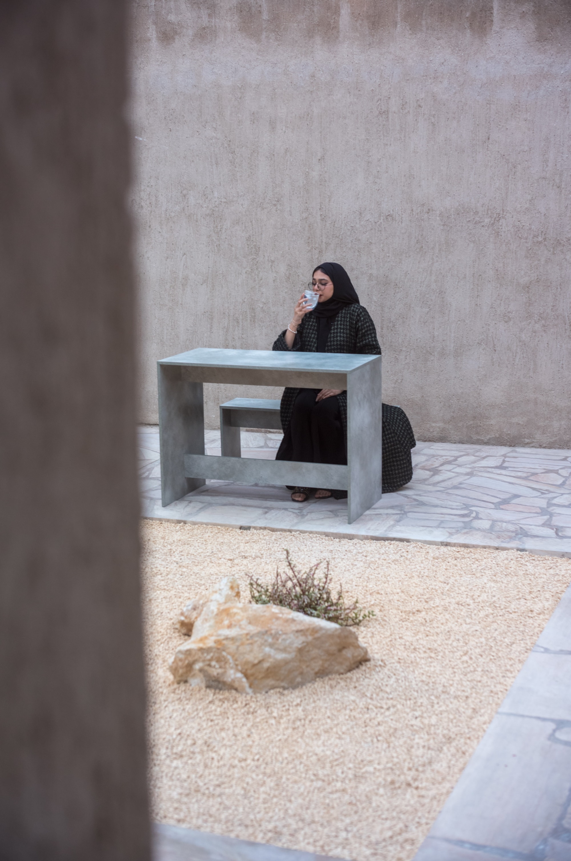 Installation view of ”Al Fahidi Historical Neighbourhood, Dubai,2026”